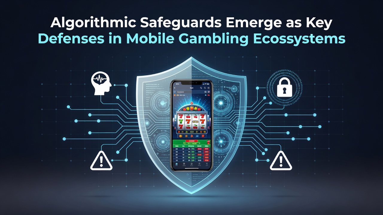 Data visualization showing algorithmic risk assessment scores overlaid on a map of global mobile gambling transactions